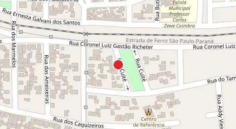 Mapa da localização