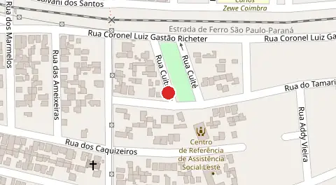 Mapa da localização