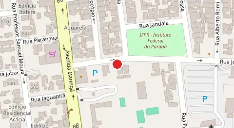 Mapa da localização