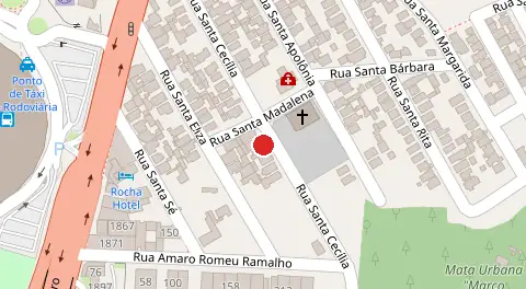 Mapa da localização