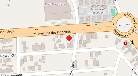 Mapa da localização