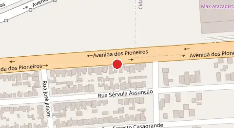 Mapa da localização