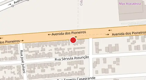 Mapa da localização