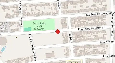 Mapa da localização