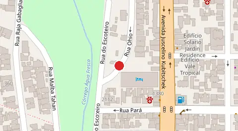 Mapa da localização