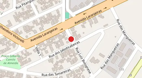 Mapa da localização