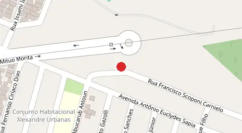 Mapa da localização