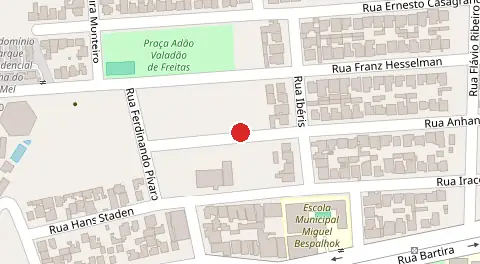 Mapa da localização