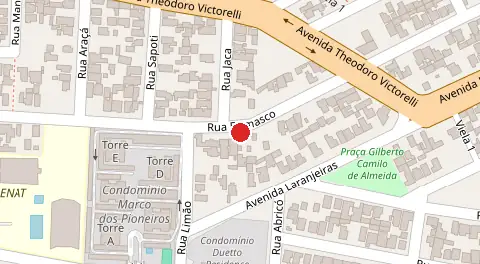 Mapa da localização