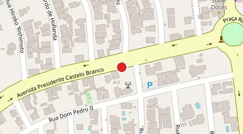 Mapa da localização