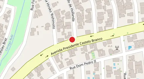 Mapa da localização