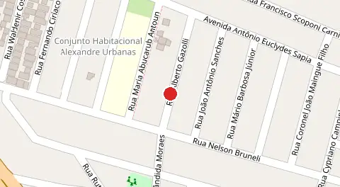 Mapa da localização