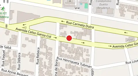 Mapa da localização