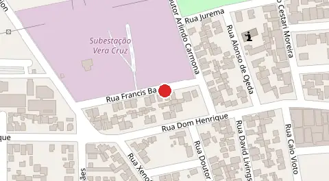 Mapa da localização