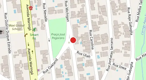 Mapa da localização