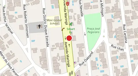 Mapa da localização