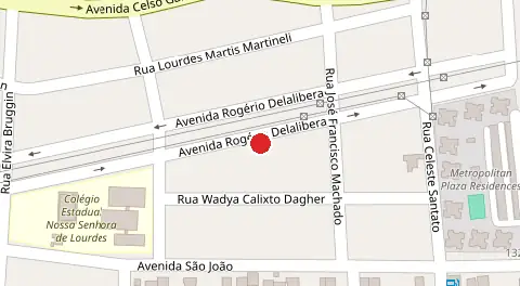 Mapa da localização