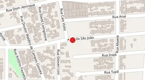 Mapa da localização