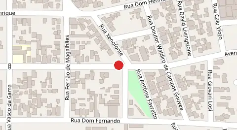 Mapa da localização