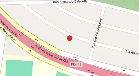Mapa da localização