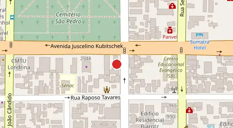 Mapa da localização