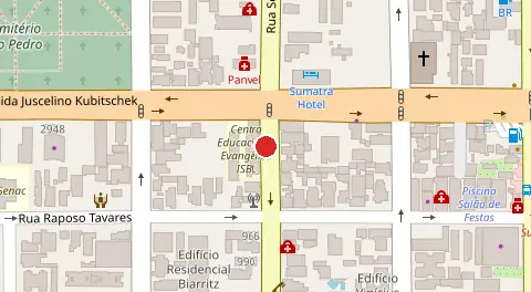 Mapa da localização