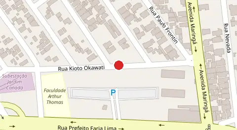 Mapa da localização