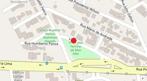 Mapa da localização