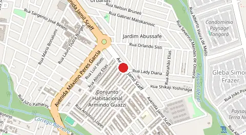 Mapa de Conjunto Habitacional Alexandre Urbanas