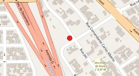 Mapa da localização