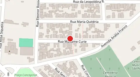 Mapa da localização
