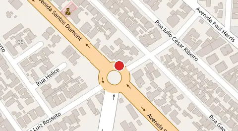 Mapa da localização