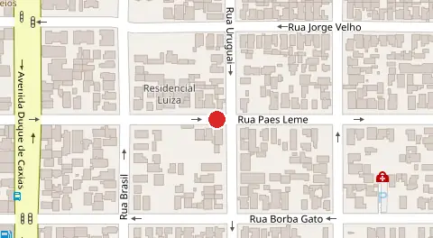 Mapa da localização