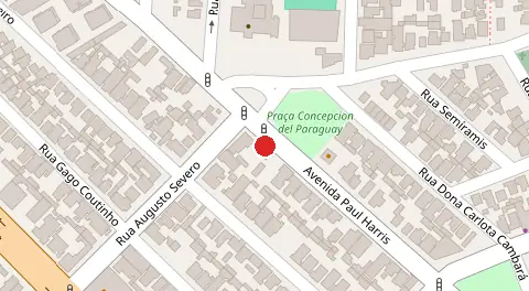 Mapa da localização