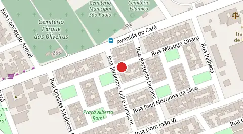 Mapa da localização