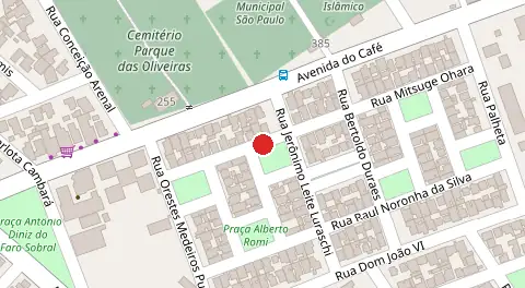 Mapa da localização