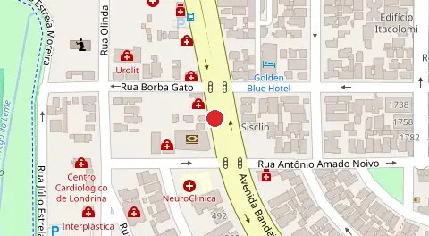 Mapa da localização
