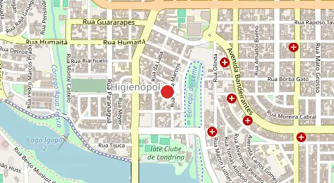 Mapa de Jardim Higienopolis
