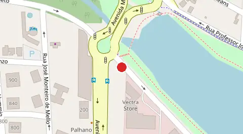 Mapa da localização