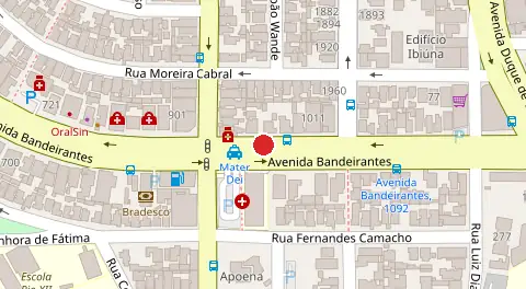 Mapa da localização