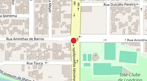 Mapa da localização