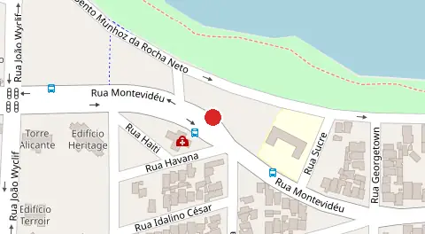 Mapa da localização