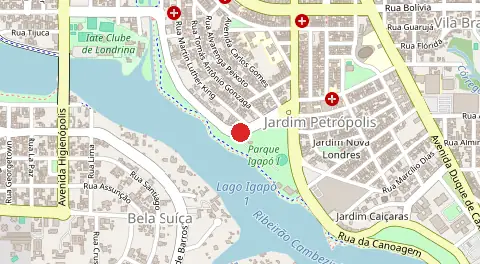 Mapa de Lago Parque