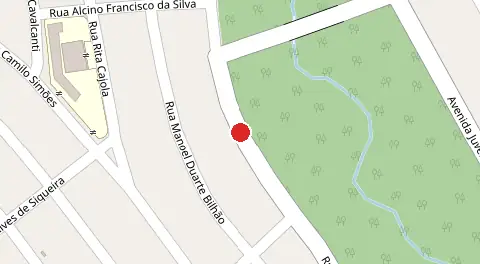 Mapa da localização