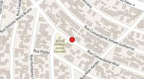 Mapa da localização