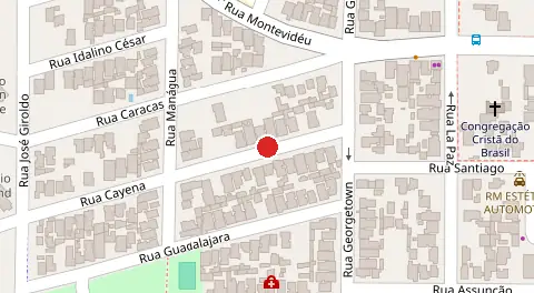 Mapa da localização