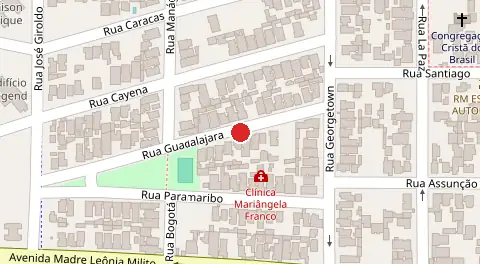 Mapa da localização