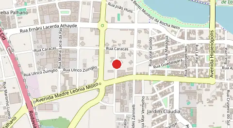 Mapa de Fazenda Gleba Palhano