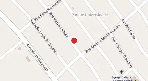 Mapa da localização