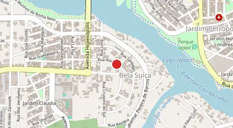 Mapa de Jardim Bela Suica
